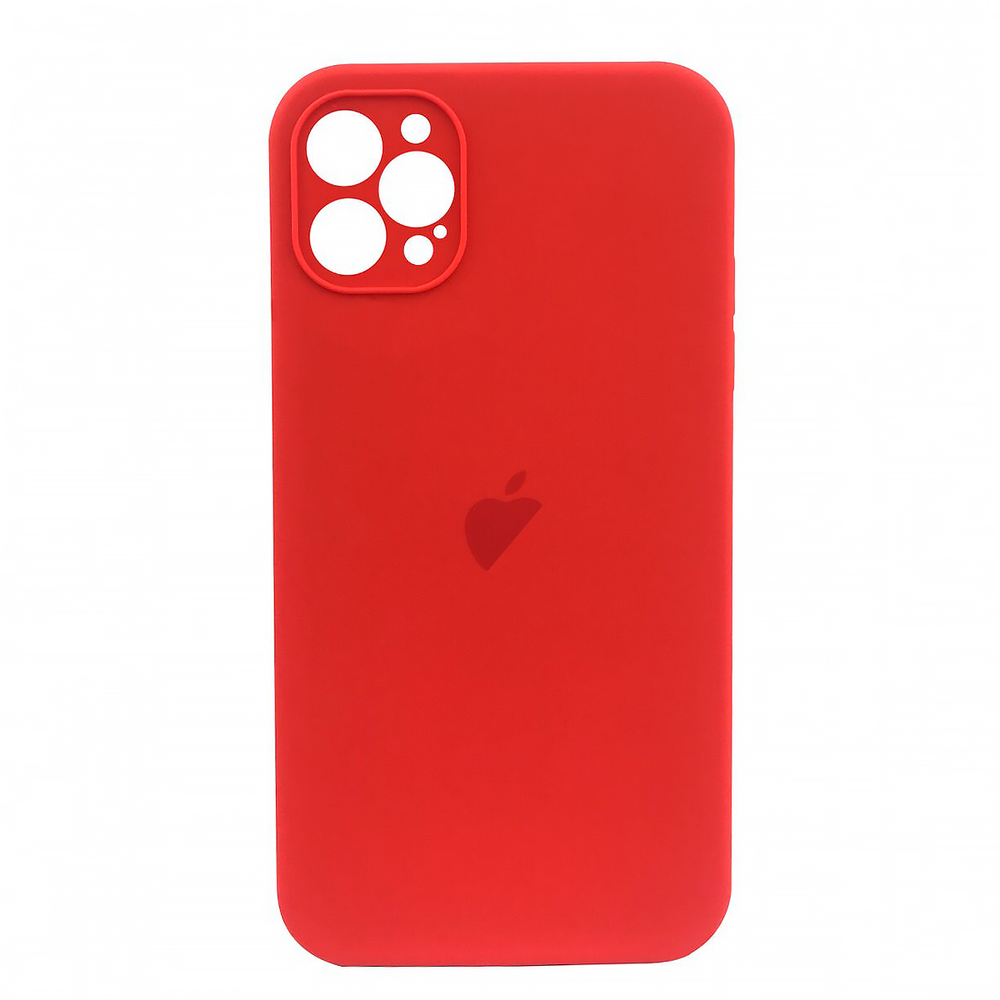Чохол Silicone Case Full Camera для iPhone 12 Pro Red 210320 фото