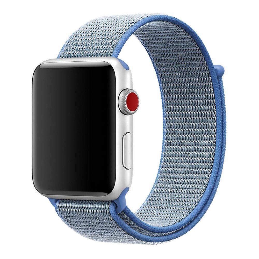 Ремешок для Apple Watch Nylon Loop нейлоновый (42mm, 44mm, 45mm, 46mm, 49mm, Tahoe Blue) 235004 фото