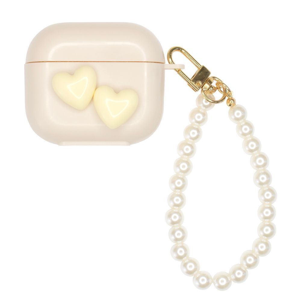 Чохол для AirPods Pro 2 &mdash; Charmed Collection "Cream Hearts" 4083200000007 фото