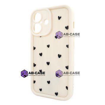 Чохол для iPhone 16 &ndash; Pretty Things "Little Hearts &ndash; White" 4091370000000 фото