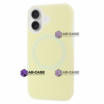 Чохол Neon Silicone Case MagSafe (iPhone 17 &ndash; Mellow Yellow) 4306510000001 фото
