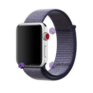 Ремінець на Apple Watch Nylon Loop нейлоновий (38mm, 40mm, 41mm, [42mm Series 10/11], Midnight Blue) 234954 фото