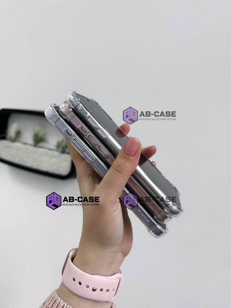 Чохол для iPhone 11 Pro Max Card Holder Armored Case з карманом для картки прозрачный 7865443 фото