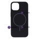 Чехол для iPhone 12/12 Pro : Silicone Slim MagSafe &ndash; Black 4132190000006 фото