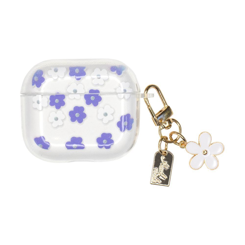 Чохол для AirPods Pro 2 &mdash; Charmed Collection "Violet & White Flowers" 4083290000000 фото