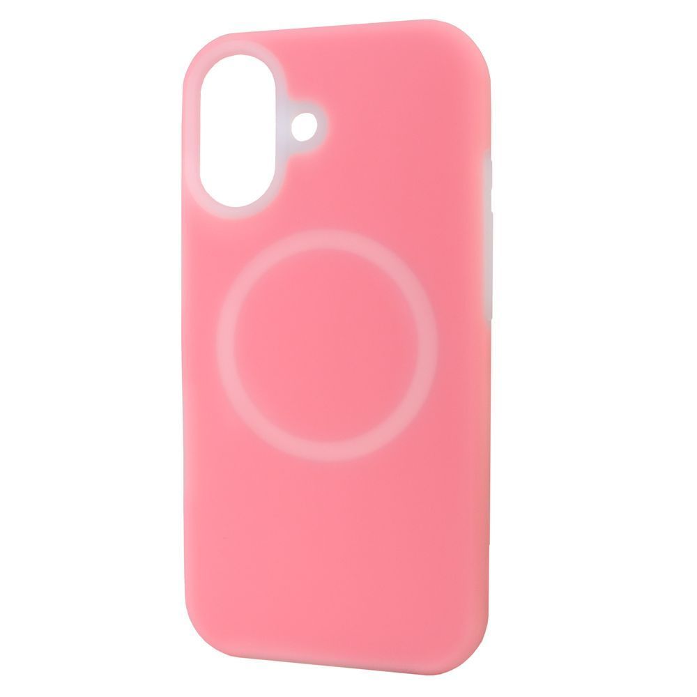 Чохол Neon Silicone Case MagSafe (iPhone 16 &ndash; Berry Pink) 4306600000003 фото