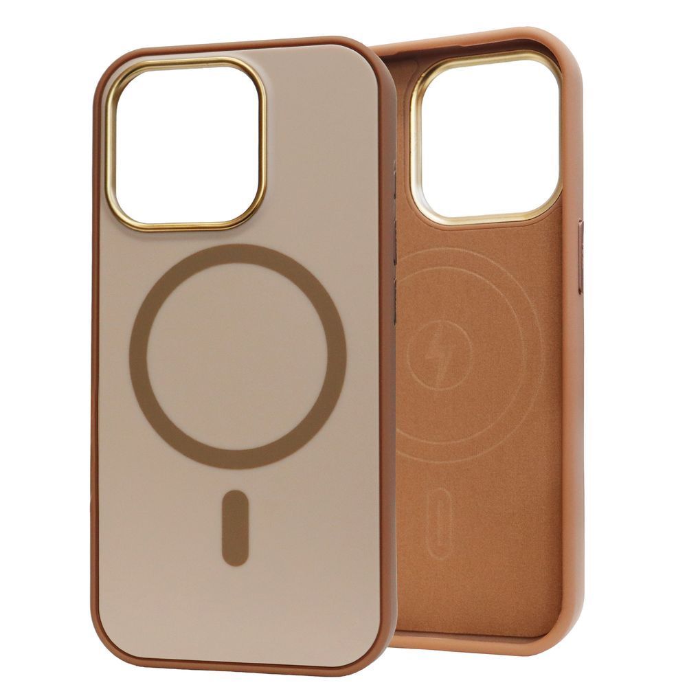 Чехол Nofelet Tech MagSafe Case (iPhone 15 Pro &ndash; Desert Gold) 4240970000006 фото