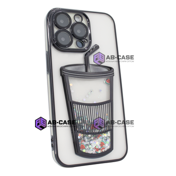 Чехол для iPhone 12 Pro Max Shining Fruit Cocktail case Black 245628 фото