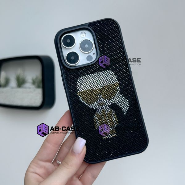 Чехол Rock Case &ndash; Karl Legerfeld (iPhone 14/13, Black-Silver) 3867090000009 фото