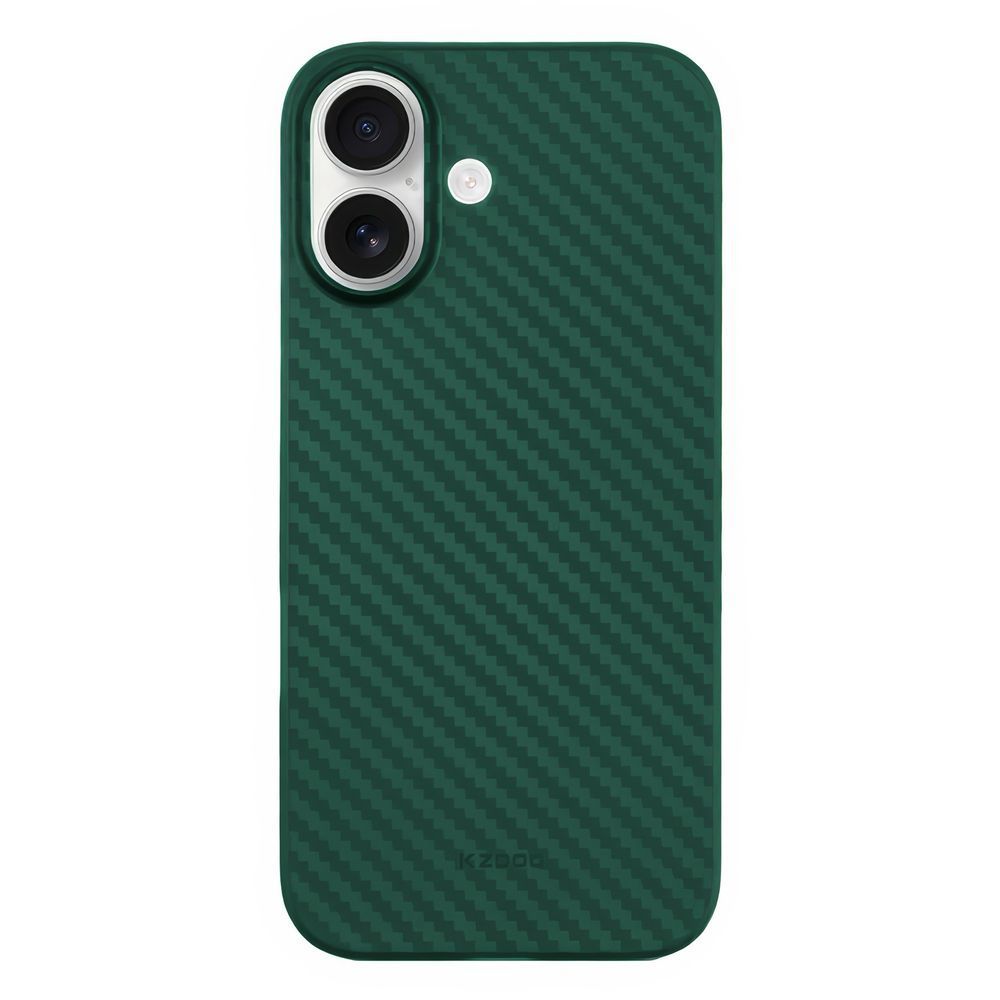 Ультратонкий чохол K-Doo Air Carbon (iPhone 17, Green) 4187660000000 фото