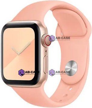 Силиконовый ремешок Silicone Sport Band (38mm, 40mm, 41mm, [42mm Series 10/11], №62 Grapefruit, S) 234502 фото