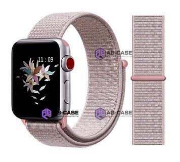 Ремінець на Apple Watch Nylon Loop нейлоновий (38mm, 40mm, 41mm, [42mm Series 10/11], Rose Pink) 234964 фото