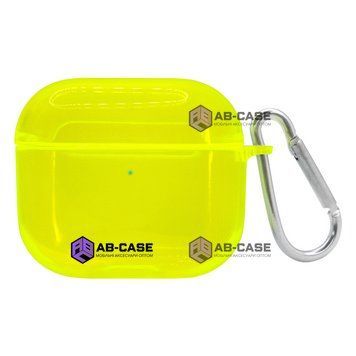 Чохол для AirPods PRO 2 напівпрозорий Neon Case Neon Green 192245 фото