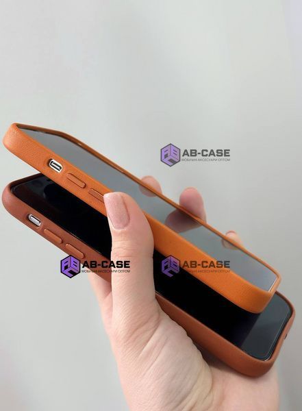Чохол для iPhone 13 Pro : Leather Case PU with MagSafe &ndash; Fir Green 789131 фото