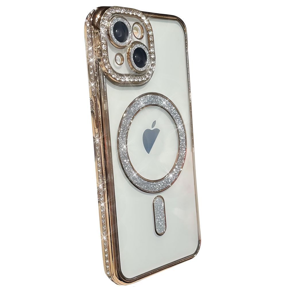 Чохол Diamond Shining Case with MagSafe (iPhone 14, Gold) 3769080000009 фото