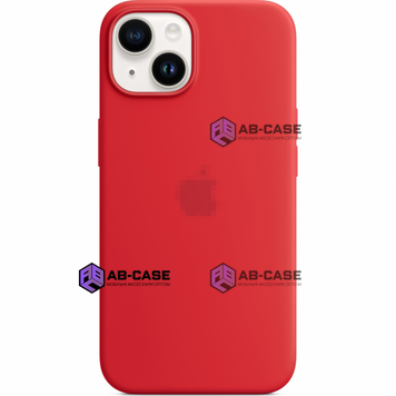 Чохол Silicone Case на iPhone 15 FULL (№14 Red) 272025 фото
