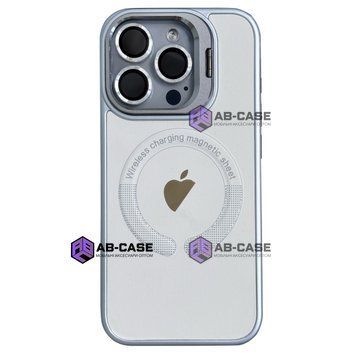 Чохол Logo Case PU Stand Camera (iPhone 15 Pro Max, White) 3879890000004 фото
