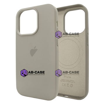 Чохол для iPhone 16 Pro Max : Leather Case PU with MagSafe &ndash; Dark Gray 3940690000003 фото
