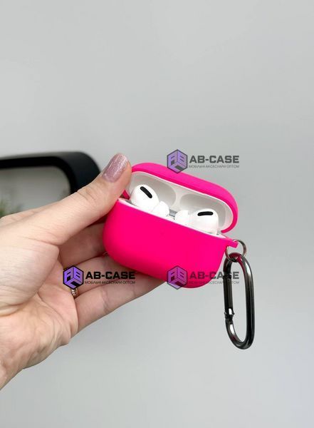 Чохол для Airpods 3 with microfiber Hot Pink 907762 фото
