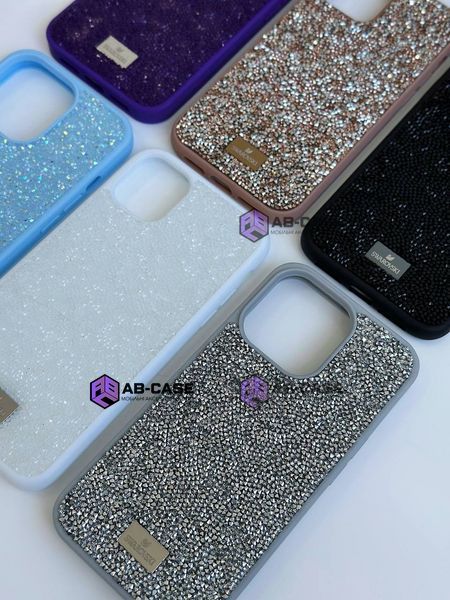Чехол для iPhone 12/12 Pro : Swarovski Case &ndash; White 490238 фото