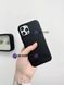 Чохол для iPhone 15 : Leather Case PU with MagSafe &ndash; Black 3859340000006 фото 3