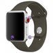 Силиконовый ремешок Silicone Sport Band (38mm, 40mm, 41mm, [42mm Series 10/11], Dark Olive, S) 234453 фото
