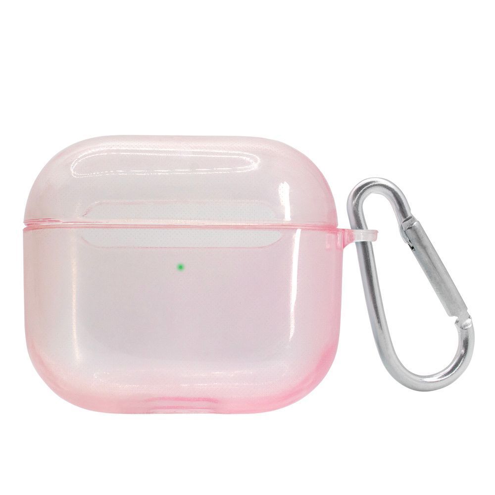 Чехол для AirPods PRO 2 полупрозрачный Neon Case Pink Sand 192247 фото