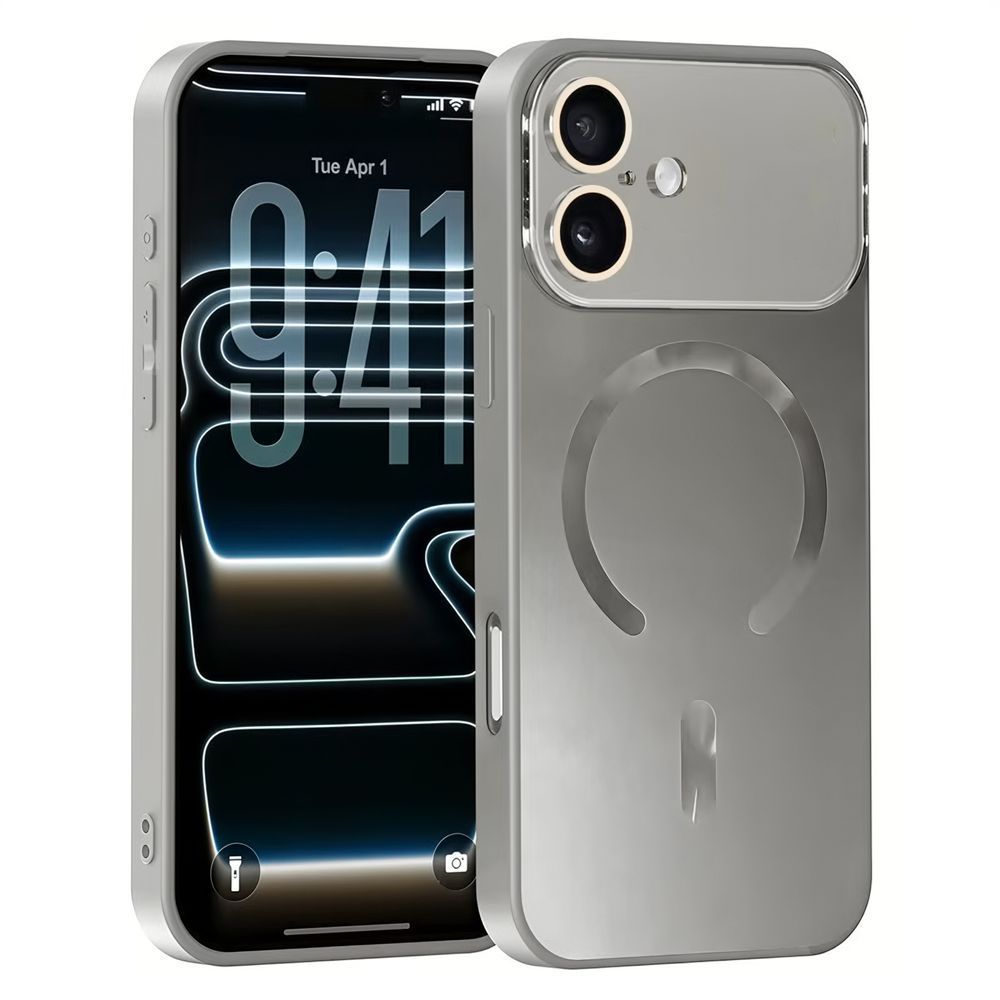Чехол AG Optic Shield MagSafe Case (iPhone 17 &ndash; Silver) 4313030000008 фото