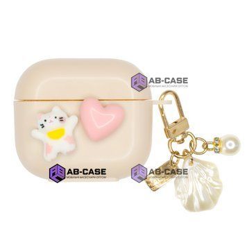 Чехол для AirPods 3 &mdash; Charmed Collection "Kitty Hug & Heart" 4082820000008 фото