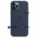 Чохол для iPhone 16 Pro Max Silicone Case FULL (№8 Midnight Blue) 3913570000004 фото