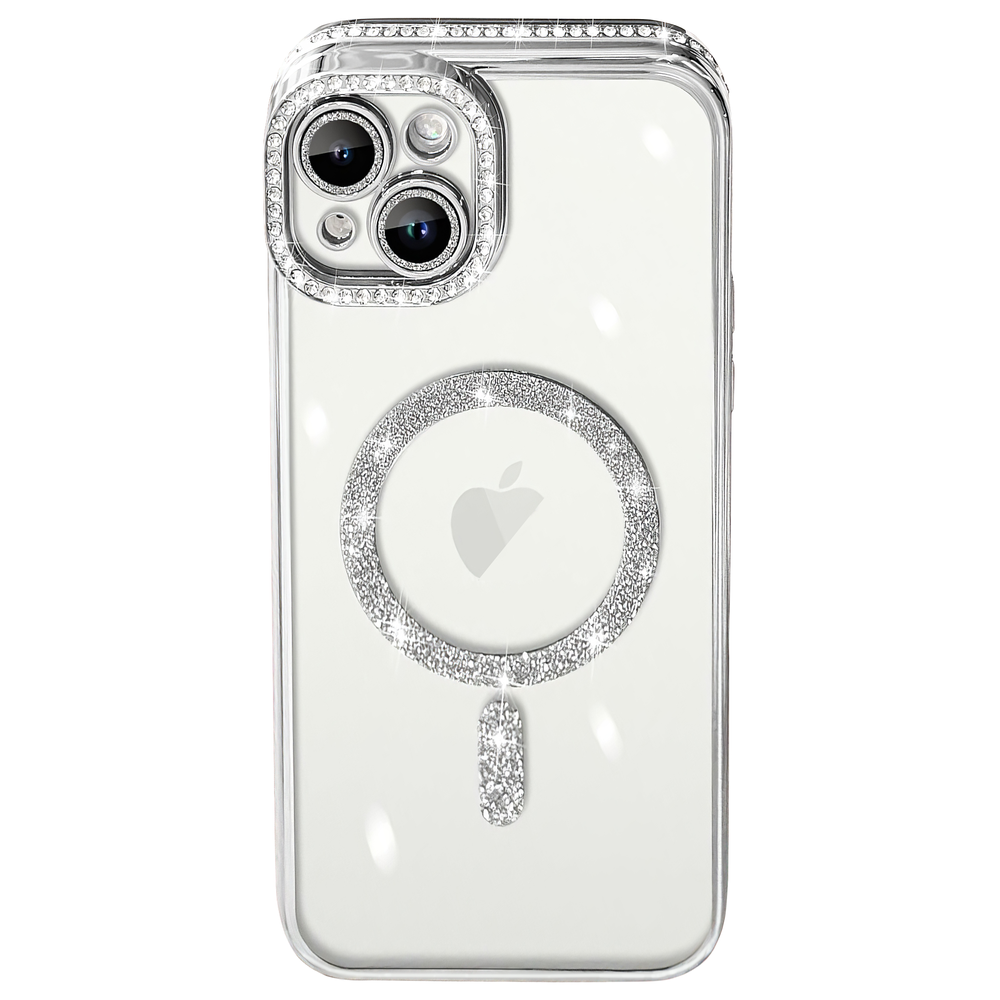Чохол Diamond Shining Case with MagSafe (iPhone 14, Silver) 3769100000002 фото