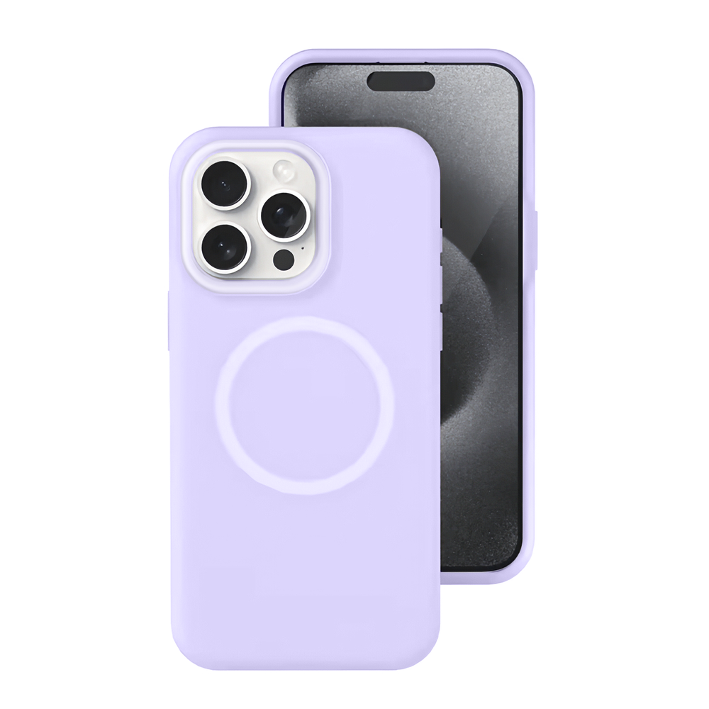 Чохол Neon Silicone Case MagSafe (iPhone 16 Pro Max &ndash; Purple) 4306640000001 фото