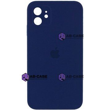 Чехол Silicone Case Full Camera для iPhone 12 Deep navy 210408 фото