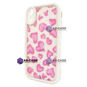 Чохол для iPhone XR &ndash; Pretty Things "Pink Hearts &ndash; White" 4092000000001 фото