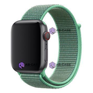 Ремінець для Apple Watch Nylon Loop нейлоновий (38mm, 40mm, 41mm, [42mm Series 10/11], Spearmint) 234967 фото