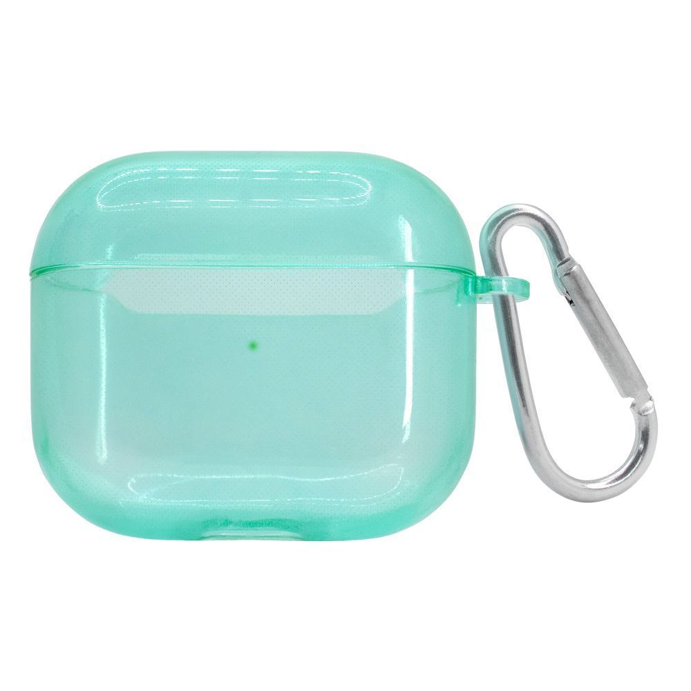 Чехол для AirPods PRO 2 полупрозрачный Neon Case Sea Blue 192249 фото