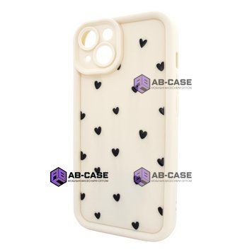 Чехол для iPhone 15 &ndash; Pretty Things "Little Hearts &ndash; White" 4091010000001 фото