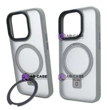 Чохол для Phone 16 Pro Max: Nofelet MATT Ring Case MagSafe &mdash; Gray 4006180000003 фото