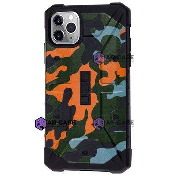 Тактический ударопрочный чехол UAG Pathfinder камуфляжный для Apple iPhone 12 Pro Max (6.5") (Orange-Green) 6724165 фото