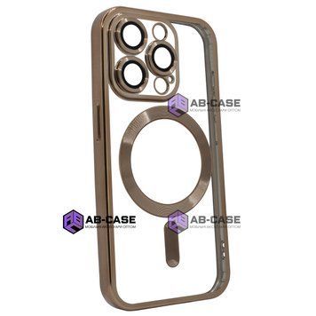 Чехол для iPhone 15 Pro Max Shining with MagSafe із захисними лінзами на камеру - Desert Gold 4028880000008 фото