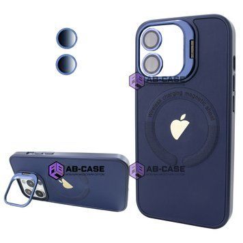 Чехол Logo Case PU Stand Camera (iPhone 11, Dark Blue) 3879420000009 фото