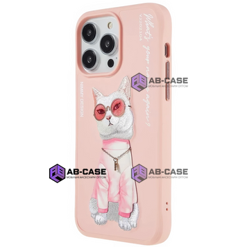 Чехол Nimmy Case Rich Pets (iPhone 15 Pro Max, Pink Rich Cat) 3774080000003 фото