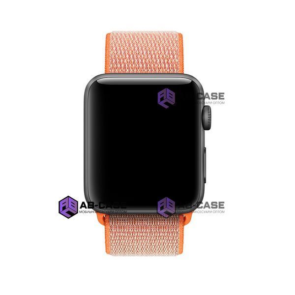 Ремінець для Apple Watch Nylon Loop нейлоновий (38mm, 40mm, 41mm, [42mm Series 10/11], Spicy Orange) 234968 фото