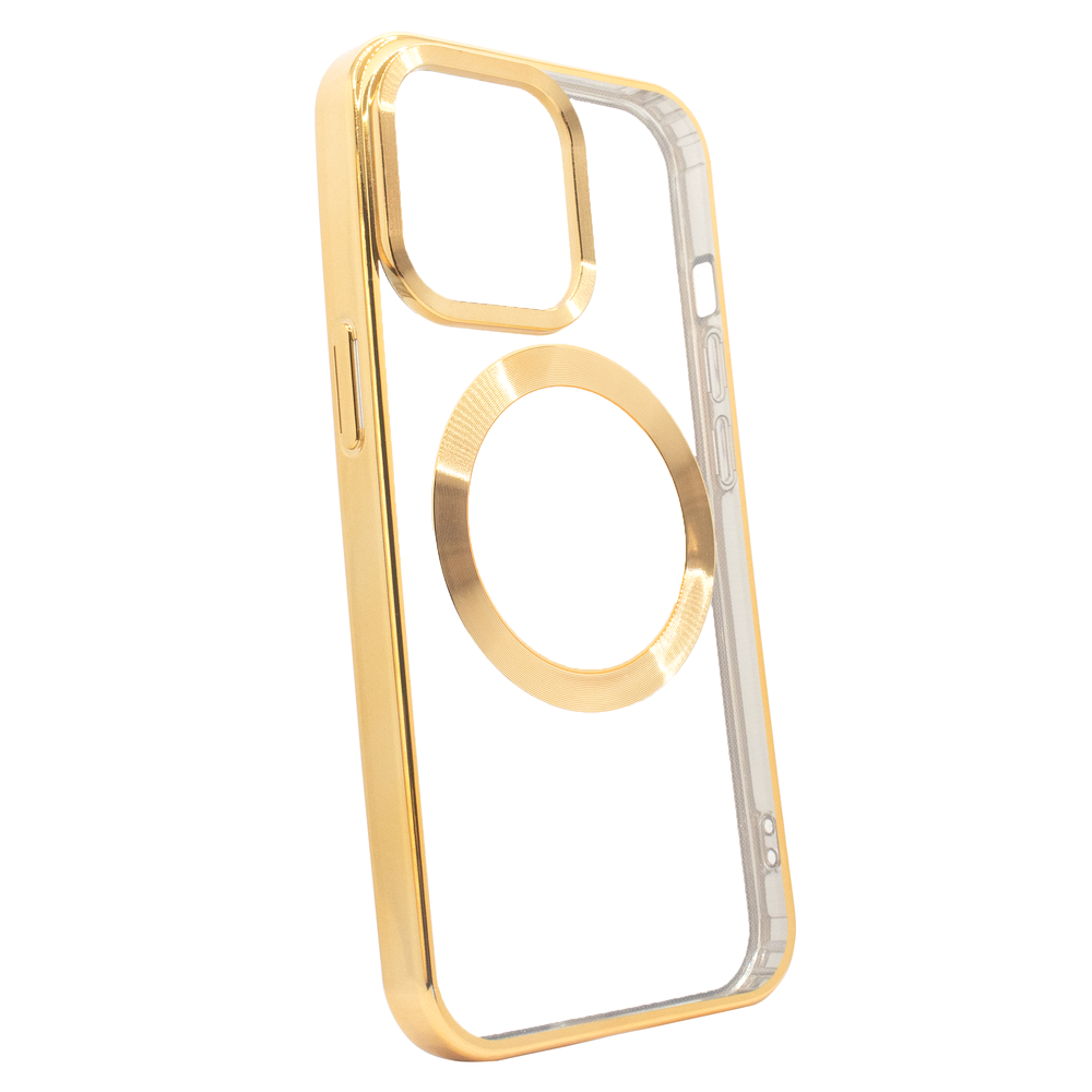 Чохол OPEN Shining with MagSafe (iPhone 14, Gold) 132472 фото