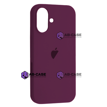 Чехол для iPhone 16 Silicone Case FULL (№52 Marsala) 3912100000002 фото