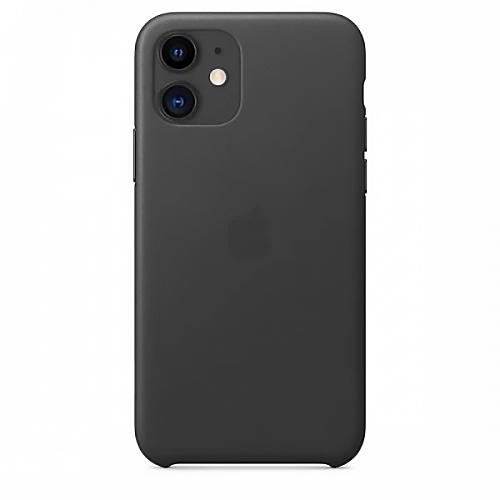 Чехол для iPhone 11 : Leather Case PU &ndash; Black 789032 фото