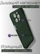 Ультратонкий чехол K-Doo Air Carbon для iPhone 12 Pro Max Green 131330 фото 2
