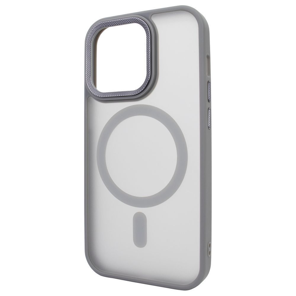 Чехол для iPhone 15 Pro Max Nofelet MATT Case with MagSafe - Titanium Gray 3901160000008 фото