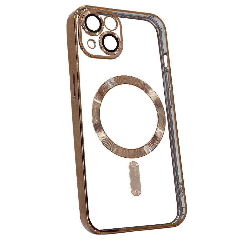 Чехол для iPhone 15 Shining with MagSafe із захисними лінзами на камеру - Desert Gold 4028900000001 фото