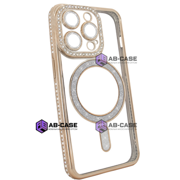 Чохол Diamond Shining Case with MagSafe (iPhone 15 Pro Max, Gold) 3769130000003 фото